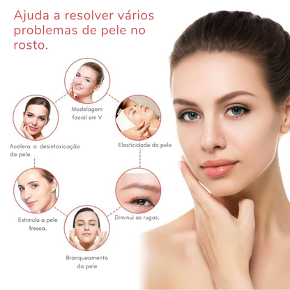 Lifting Facial Vibratório de Ouro 24K