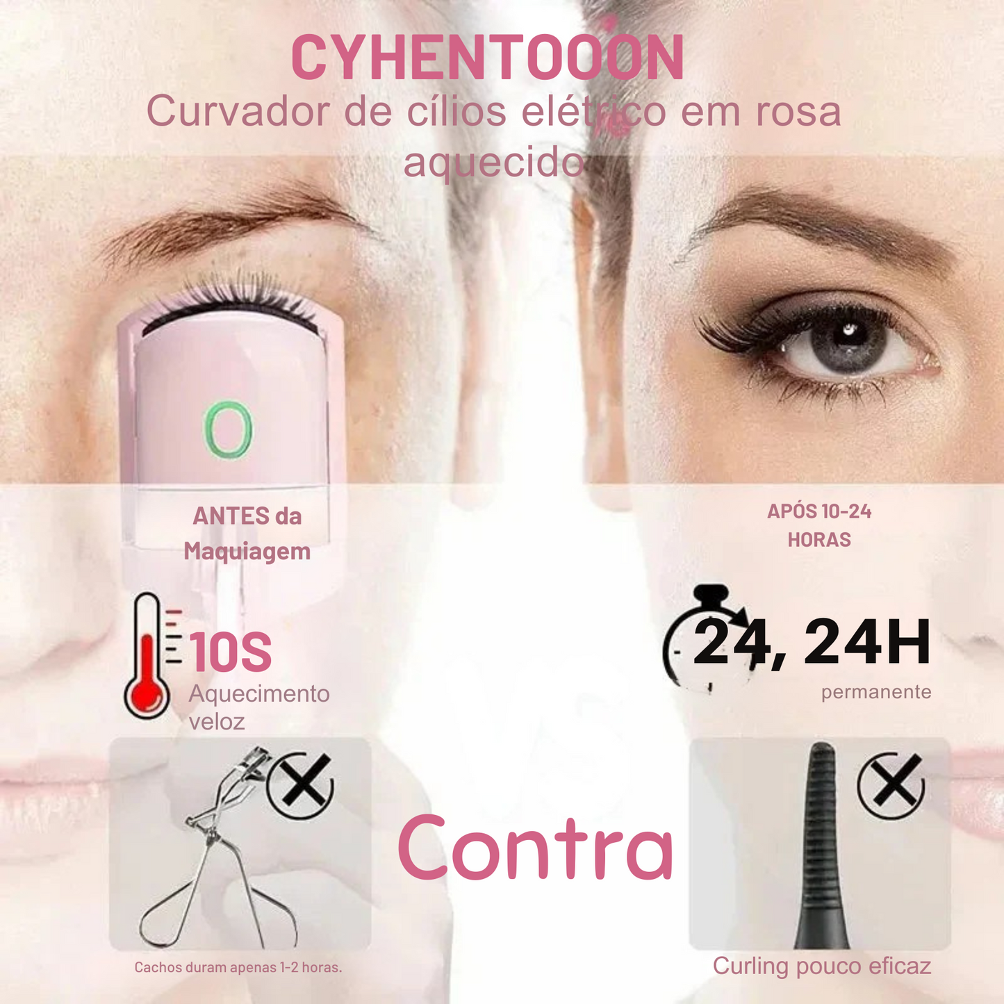 Modelador de cílios elétrico LuxCurls