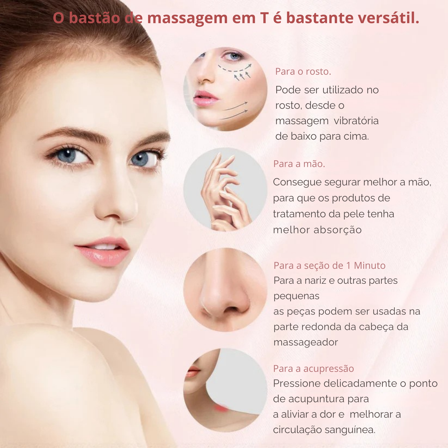 Lifting Facial Vibratório de Ouro 24K