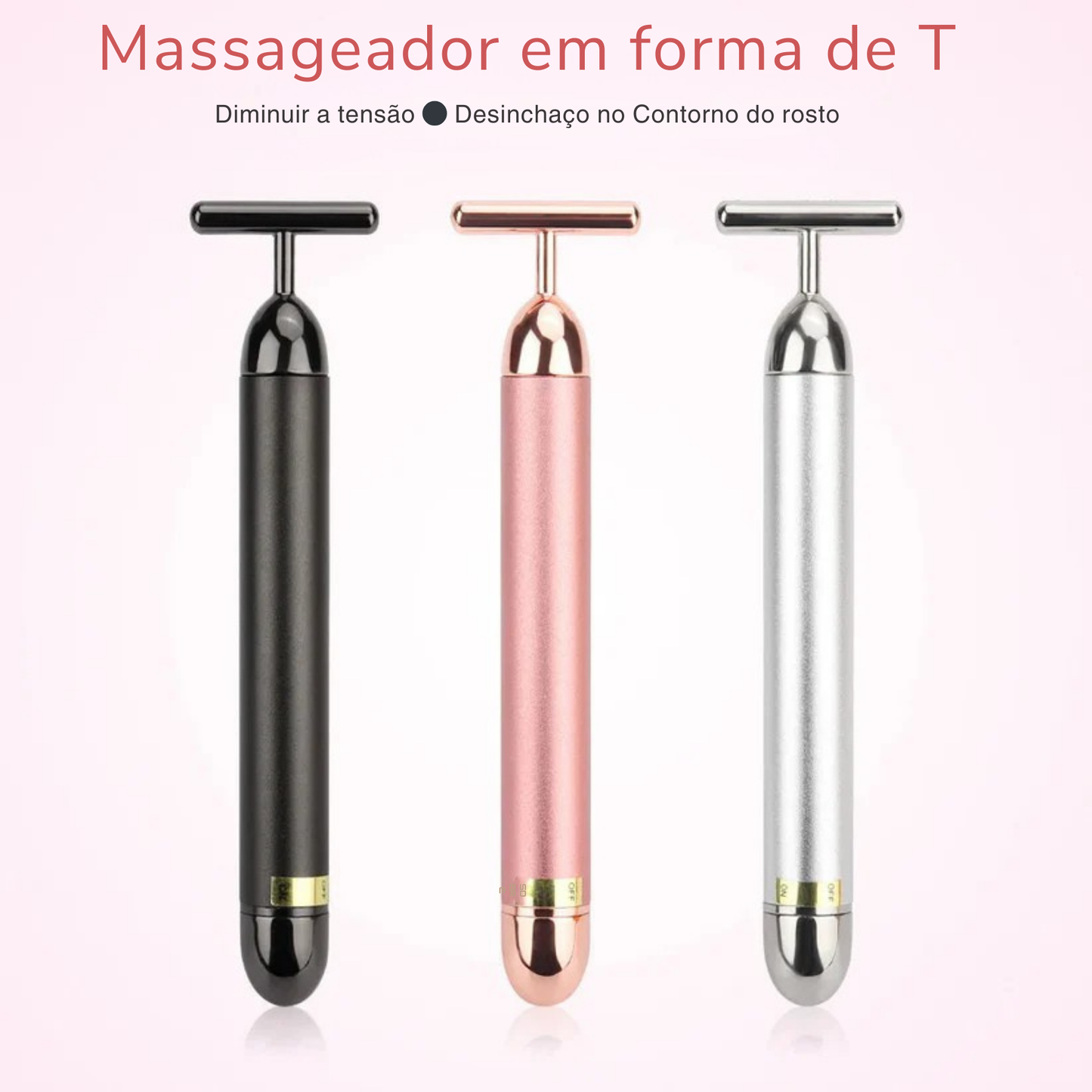 Lifting Facial Vibratório de Ouro 24K